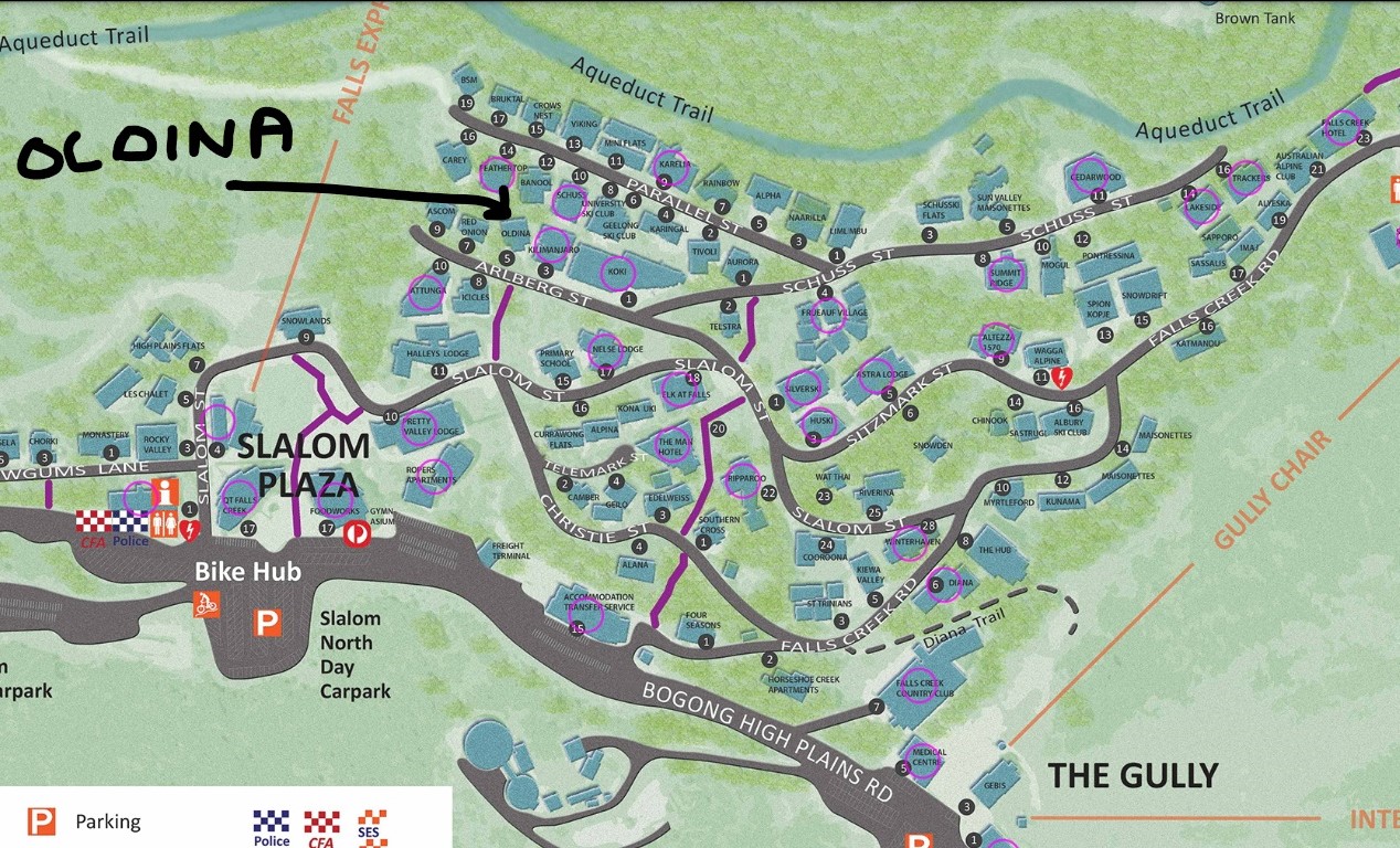 Falls Creek Map Map Of Stoney Lake